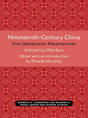 cover image of Nineteenth-Century China